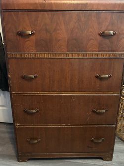 Antique tall dresser