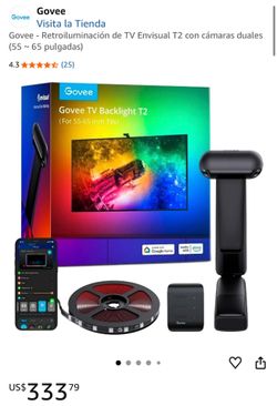 Govee – Envisual T2 TV Backlight with Dual Cameras (55–65 inches)
