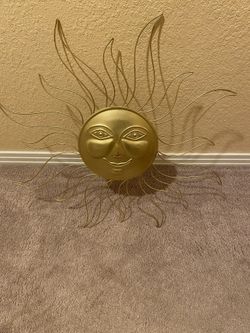 Metal Sun Sign (Porch Pickup) 
