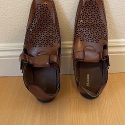 Genuine Leather Brown Loafers Size 12 Men’s 