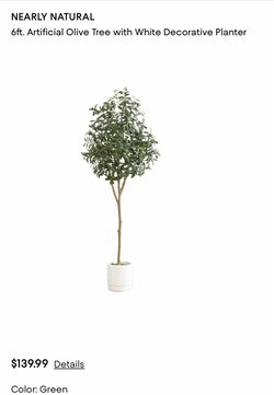 Faux Olive tree