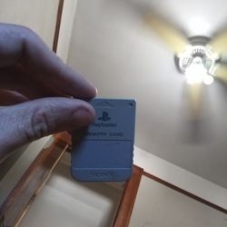 Sony ps  with memory card two controllers