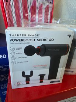 Sharper image percussion massager