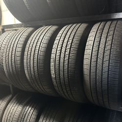 SET OF TIRE 255 60 16 GOODYEAR 85% LIFE