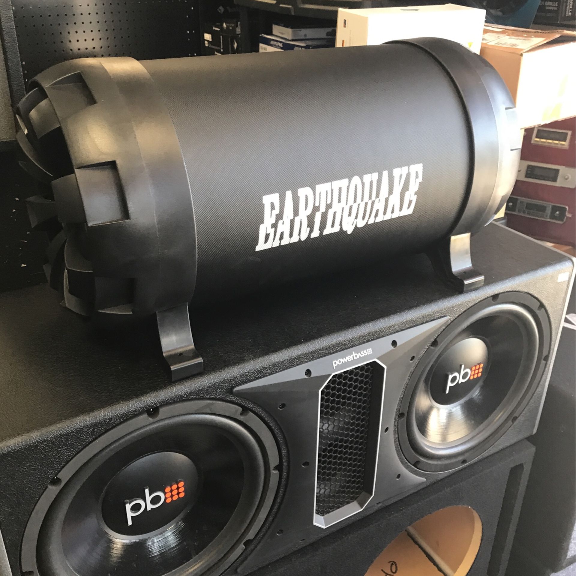 Earthquake Bazooka Tube 12 Inch Subwoofer