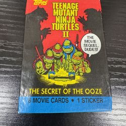 1991 Topps Teenage Mutant Ninja Turtles II: Secret Of The Ooze Sealed Pack