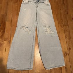 SER.O.YA High-Rise Double Waisted Wide Leg Jeans