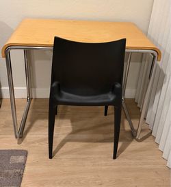 Vintage Bentwood Birch Writing Desk – Bauhaus Style