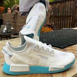 adidas Originals NMD R1 Men's White/Blue size 13