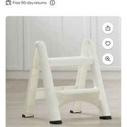 Rubbermaid EZ Step Folding 2-Step Stool, White
Like New 
