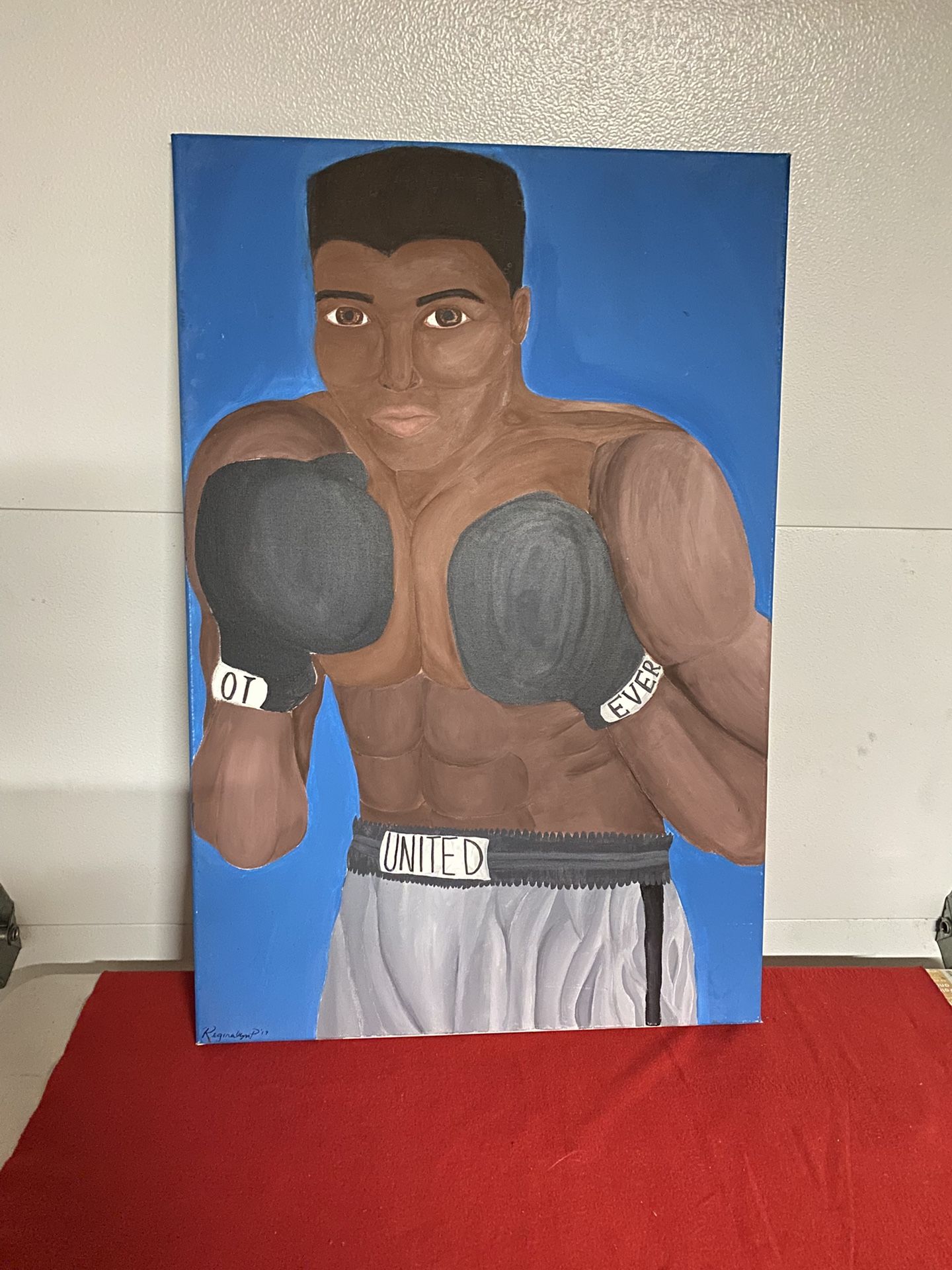 Oil Pant Canvas Of Muhammad Ali