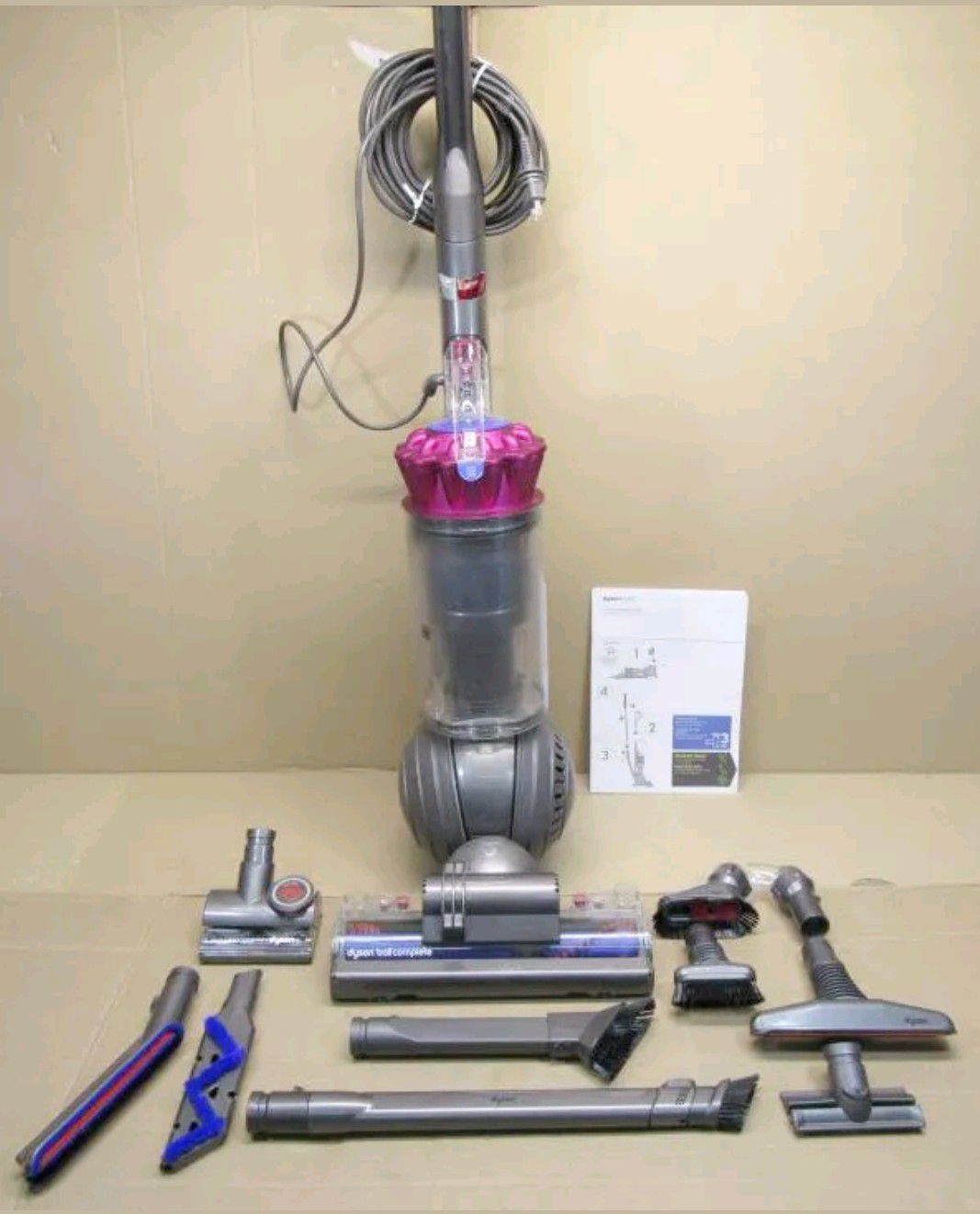 Dyson UP13 Iron/Fushia Upright Bagless Vacuum