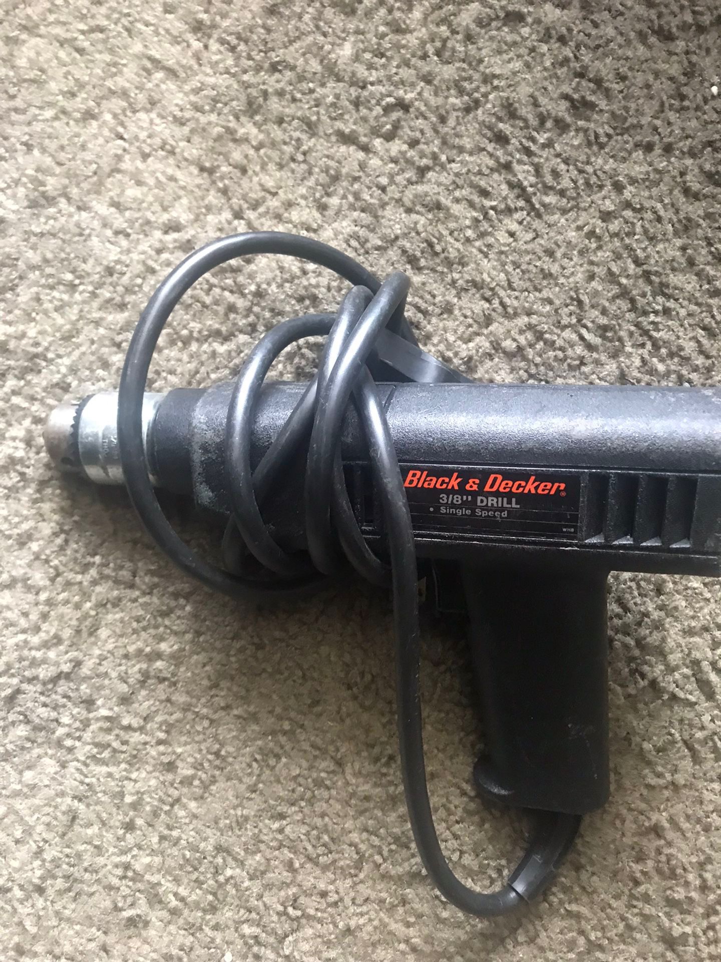 Black And Decker 3/8 in Corded Drill $25 OBO