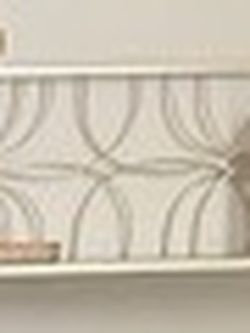 Gold Metal Decorative Wall Shelf
