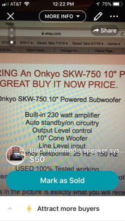 Black speakers audio system