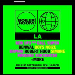 Boiler Room LA Sunday 
