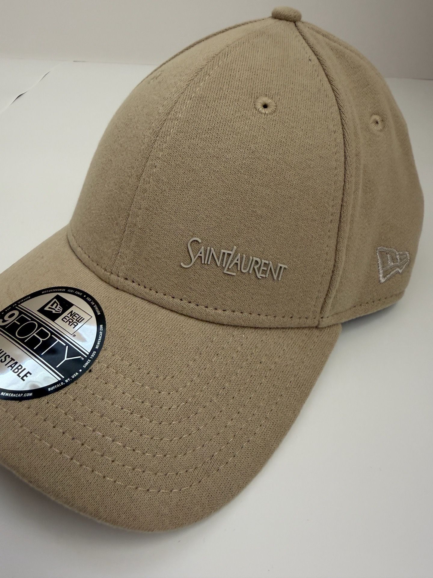 Authentic YSL Saint Laurent Signature Cap Collaboration with New Era