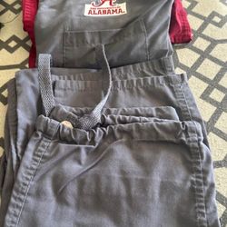 Gray Alabama Scrub Set 