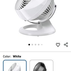 Vornado 660 Large Whole Room Air Circulator Fan with 4 Speeds and 90-Degree Tilt, 660-Large, White