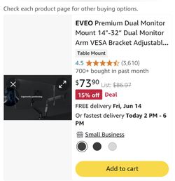 Dual Monitor Mount