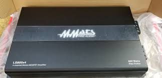 MMATS pro audio ls800x4 800 watts 4ch stereo mosfet amp