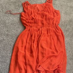 Jessica Simpson Orange Dress