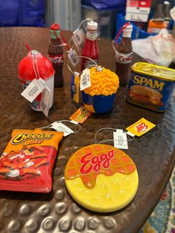 New Xmas Food ornaments $30