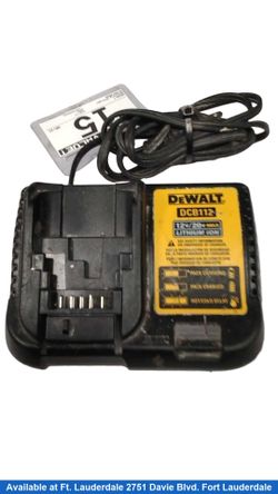 Dewalt Dcb112 Black Battery Charger