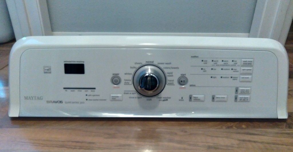 Maytag Bravos Quite Series 300 Control Panel