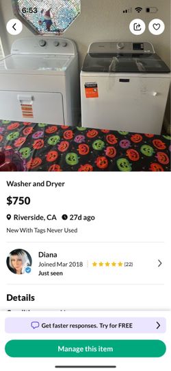 Washer and Dryer