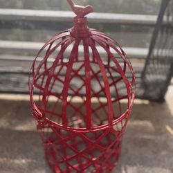 Red Bird Cage