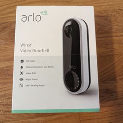 Arlo Wired Video Doorbell - New In Box