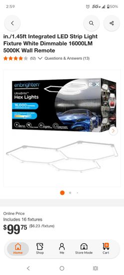 Hex garage light