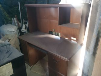 Brown desk