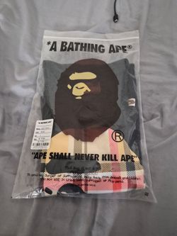 Bape checkered shirt