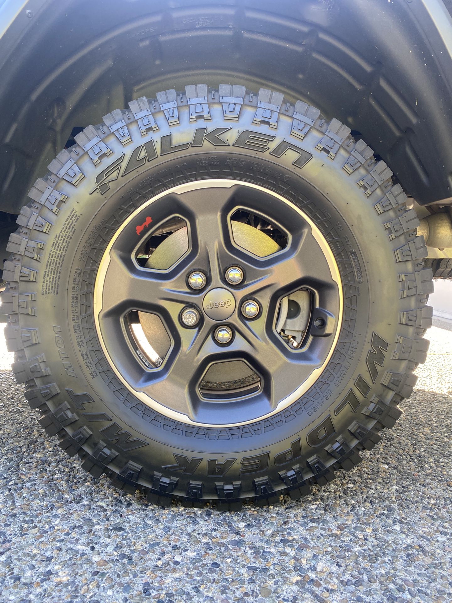 Jeep Rubicon OEM Wheels And Tires