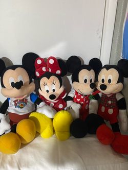 Big Mickey and Minnie Mouse Plushiess