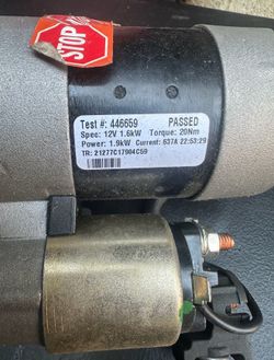 Duralast remanufactured Starter