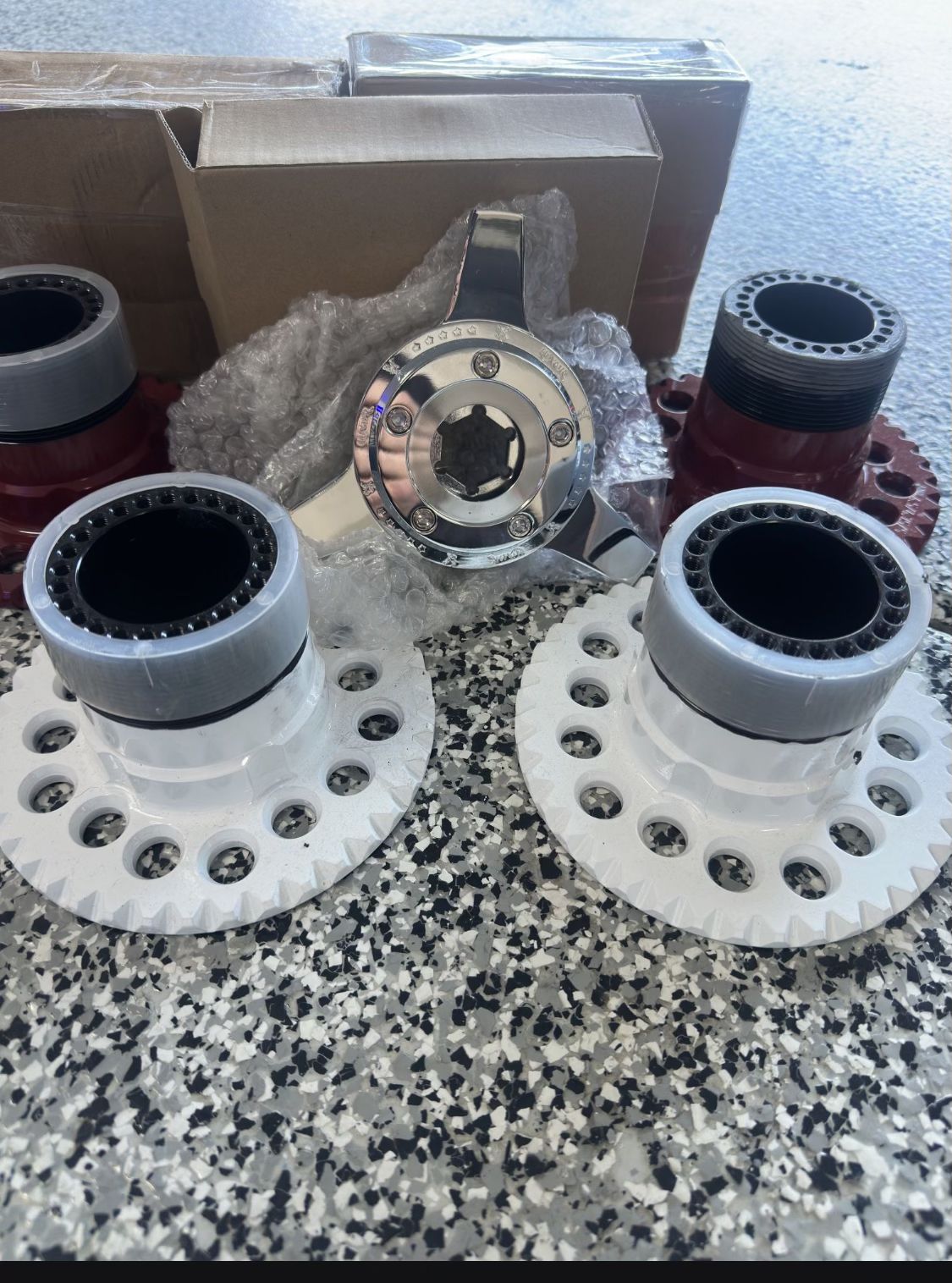 Lowrider wheel adaptors