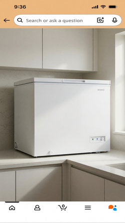 2025 Avanti 7 Cu Ft Garage-Ready Chest Freezer – Like New - Chicago, IL