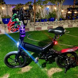 Jetson Haze Folding Electric Bike W/ Extras 16” Tires