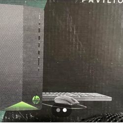 Hp Pavilion Desktop Computer With Wireless LED Steel Series Mouse And A One Handed Wireless Mechanical Keyboard 