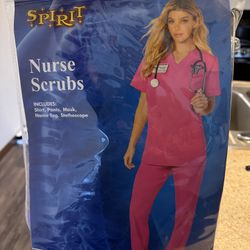 Nurse scrubs Halloween Costume 