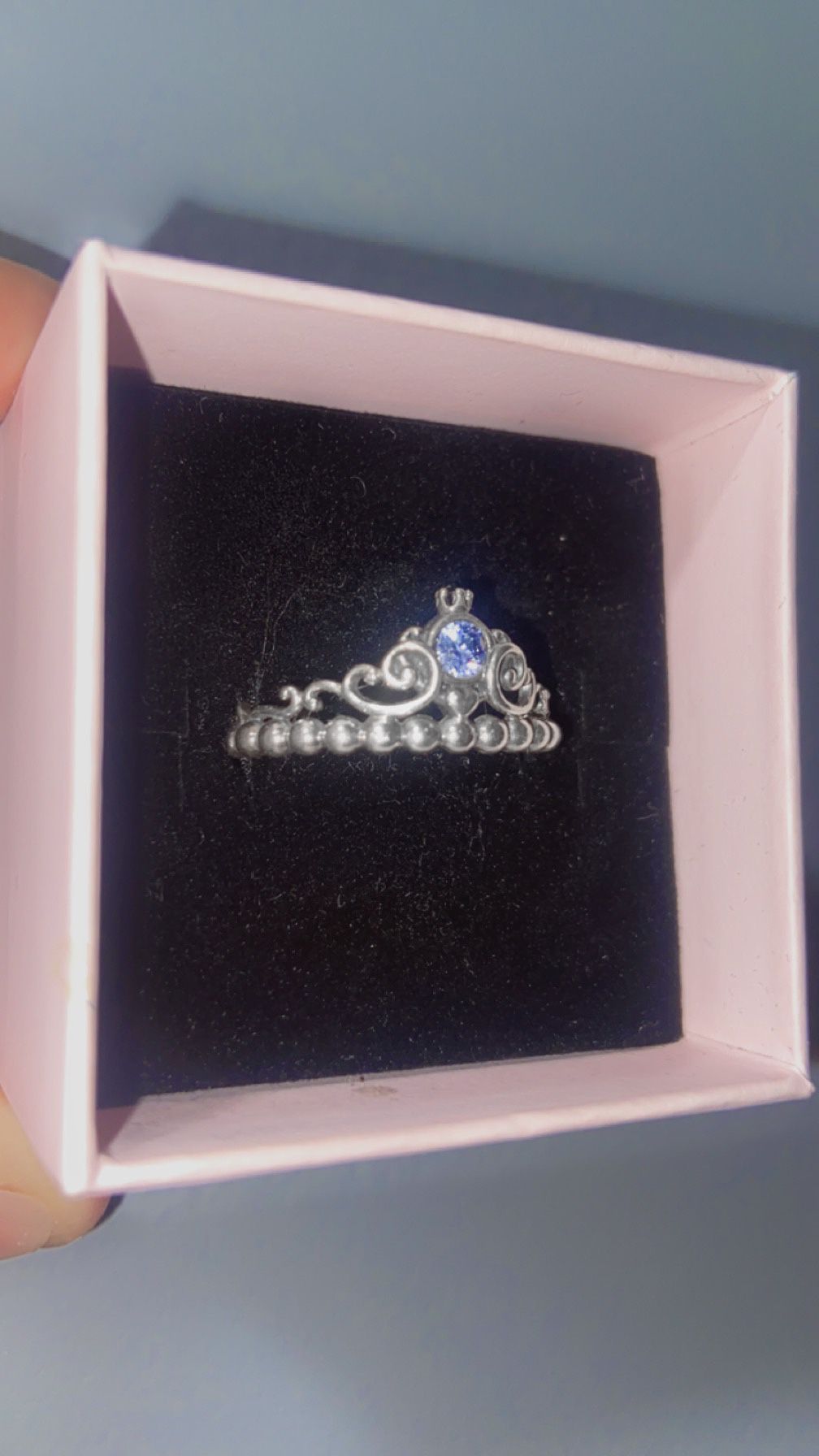 Pandora Disney Cinderella Tiara Ring 