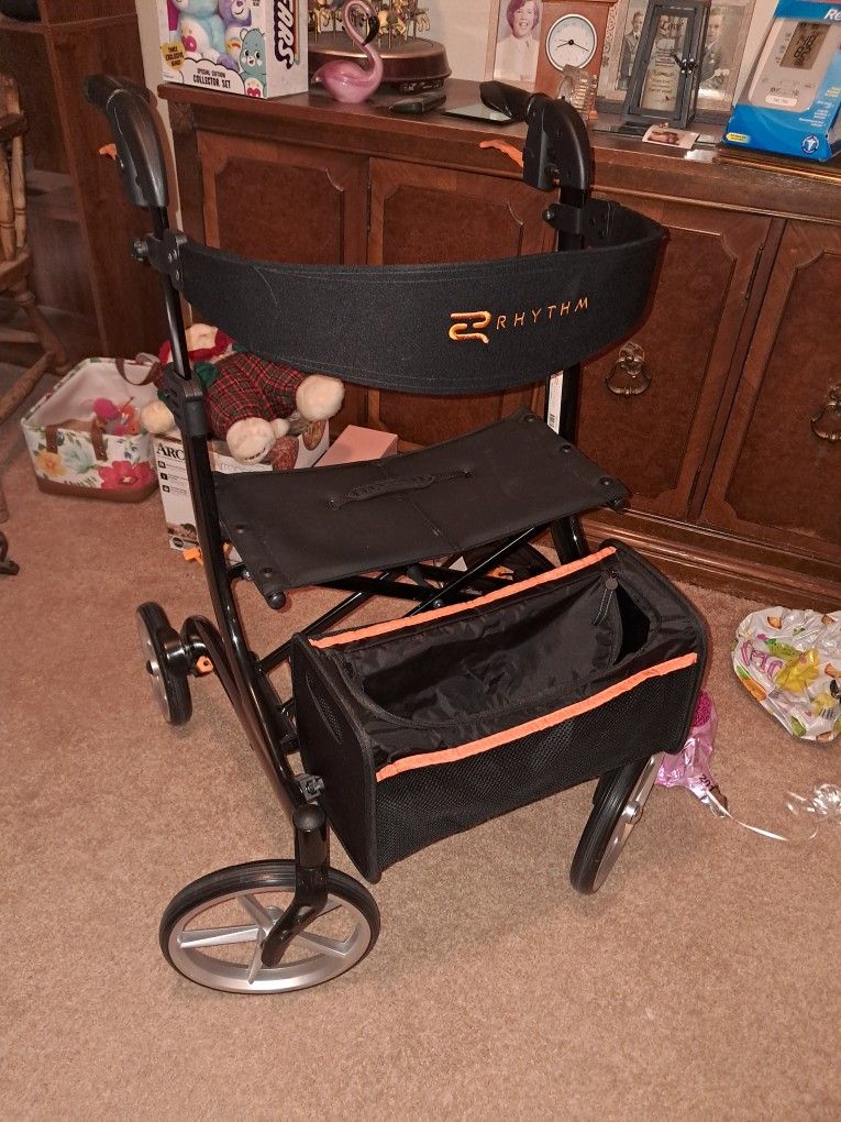 Walker With Wheels And Seat