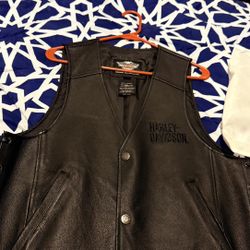 Harley Vest & Helmet