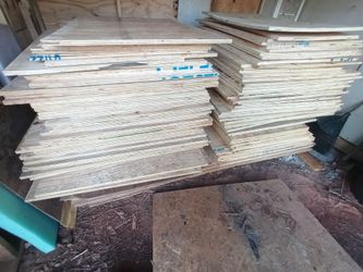 3/4" plywood drops 48 x 43(+/-3)