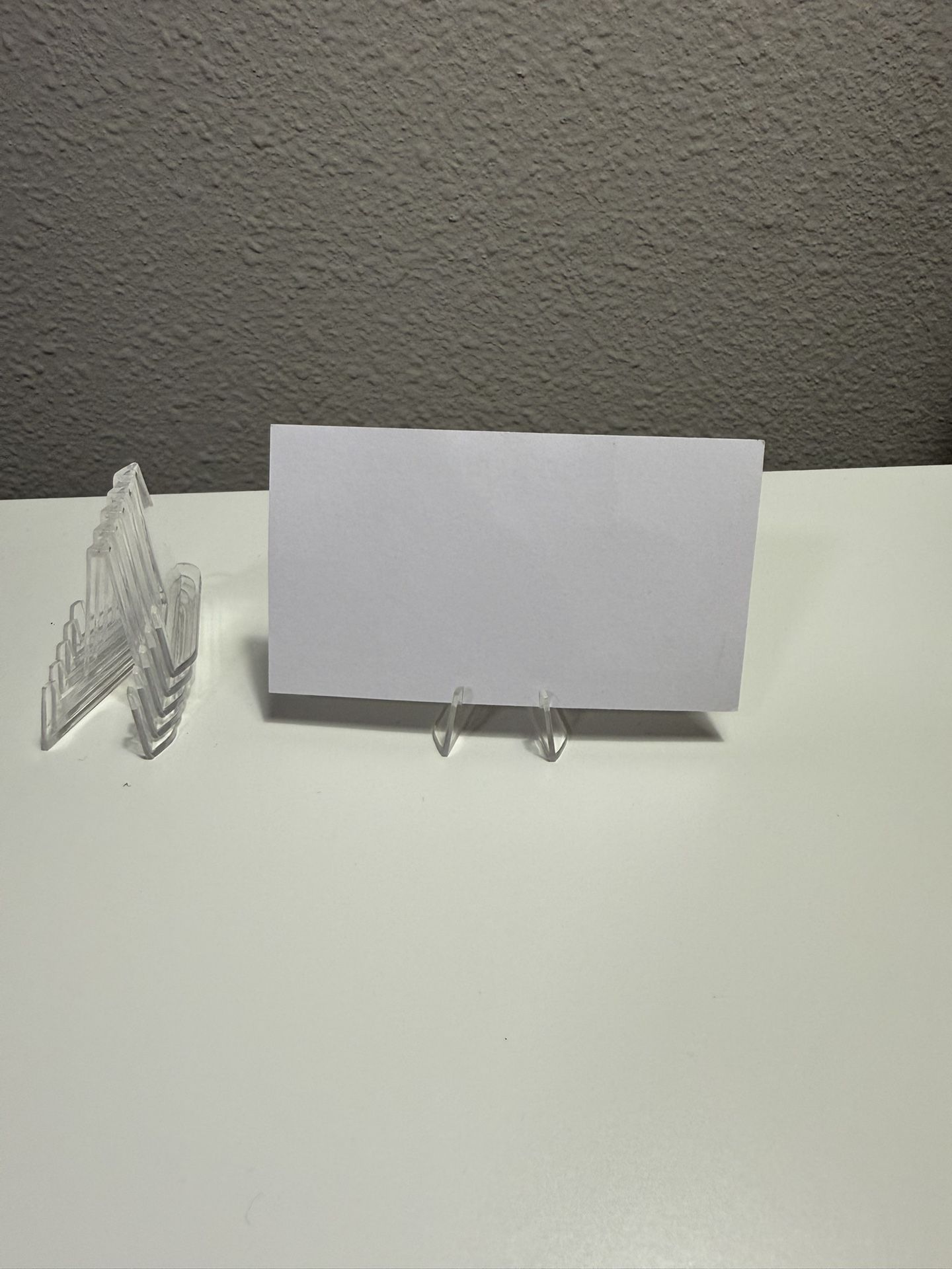 6 Acrylic Card Holders