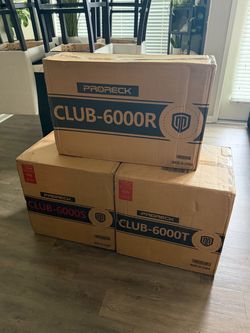 ProReck club-6000 speakers