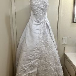 Beautifully Beaded Wedding Gown